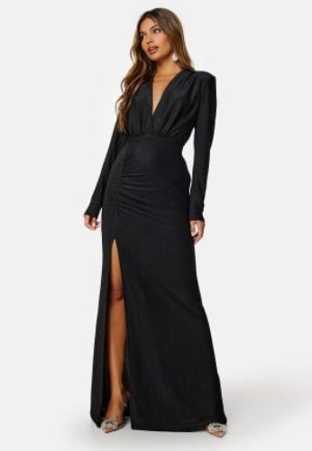 Bubbleroom Occasion Laurette Sparkling Gown Black M – 7333340255209