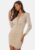 Bubbleroom Occasion Laurette Sparkling Mini Dress Nougat 2XL – 7333340266861