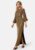 Bubbleroom Occasion Liise Sparkling Gown Gold-coloured / Black 34 – 7333340258514