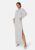 Bubbleroom Occasion Liise Sparkling Gown Silver coloured 44 – 7333340254332