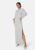 Bubbleroom Occasion Liise Sparkling Gown Silver coloured 46 – 7333340254349