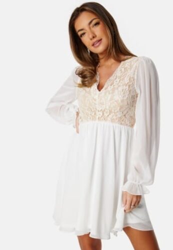 Bubbleroom Occasion Linnie Dress White 46 – 7333340199305