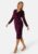 Bubbleroom Occasion Lizette Sparkling Dress Bordeaux XS – 7333340256015