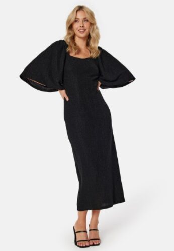 Bubbleroom Occasion Lova-Lii Sparkling Midi Dress Black M – 7333340254004