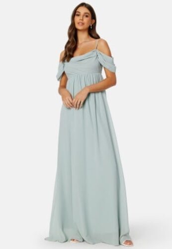 Bubbleroom Occasion Luciana Gown Dusty green 38 – 7333340204757