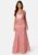 Bubbleroom Occasion Lucie Jacquard Gown Old rose 38 – 7333340134597