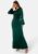 Bubbleroom Occasion Malia Satin Gown Dark green 34 – 7333340244968