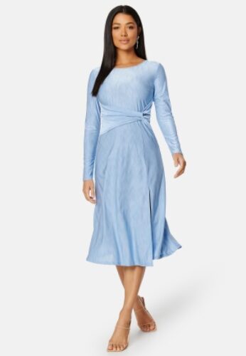 Bubbleroom Occasion Meniva Midi Dress Dusty blue XS – 7333340106143