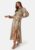 Bubbleroom Occasion Nagini Printed Dress Yellow / Patterned 48 – 7333340201626