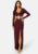 Bubbleroom Occasion Olessa Gown Bordeaux 38 – 7333340202869