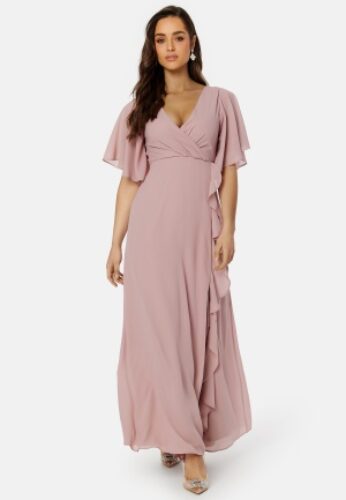 Bubbleroom Occasion Olivia Gown Dusty pink 34 – 7333340196786
