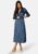 Bubbleroom Occasion Rae Satin Dress Dusty blue S – 7333340196557