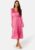 Bubbleroom Occasion Rae Satin Dress Pink XS – 7333340196625