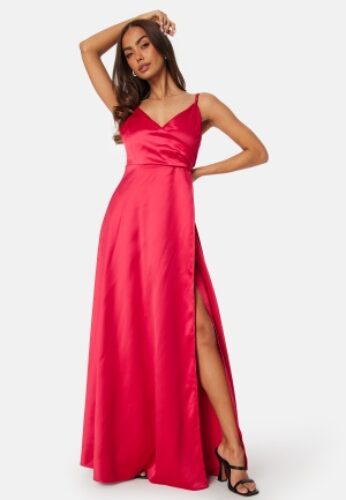 Bubbleroom Occasion Satin Gown Red 34 – 7333340301371