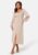 Bubbleroom Occasion Satin Midi Dress Champagne XS – 7333340288641