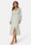 Bubbleroom Occasion Satin Midi Dress Dusty green M – 7333340288719