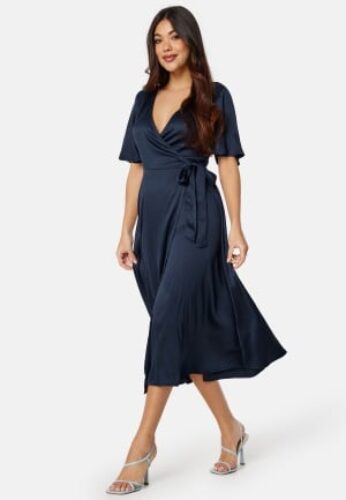 Bubbleroom Occasion Scala Dress Dark blue 42 – 7333340132159
