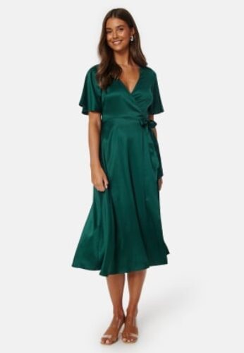 Bubbleroom Occasion Scala Dress Dark green 40 – 7333340132210