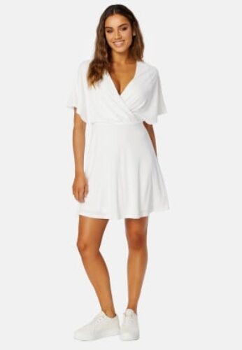 Bubbleroom Occasion Selena skater Dress White 3XL – 7333340193624
