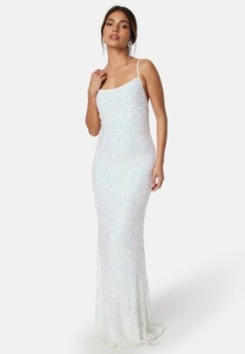 Bubbleroom Occasion Sequin Gown Multi XL – 7333340293515
