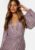 Bubbleroom Occasion Sparkling Wrap Gown Purple XS – 7333340249451