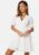 Bubbleroom Occasion Structured Button Front Dress White 3XL – 7333340194652