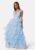 Bubbleroom Occasion Tulle Frill Gown Light blue 42 – 7333340305232