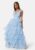 Bubbleroom Occasion Tulle Frill Gown Light blue 44 – 7333340305249