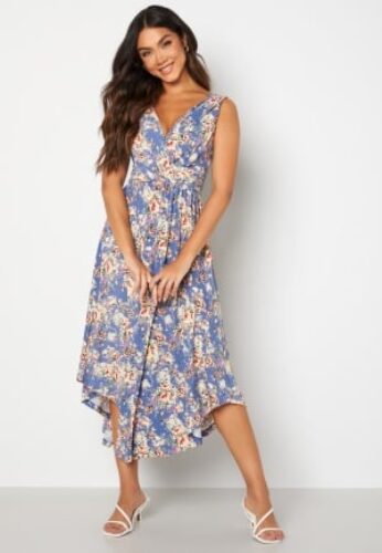 Bubbleroom Occasion Valeria Dress Navy / Floral 3XL – 7333340060285