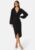 Bubbleroom Occasion Wrap Stretchy Midi Dress Black XL – 7333340242674