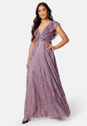 Bubbleroom Occasion Yveine Lace Gown Dusty lilac 36 – 7333340193747