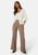 BUBBLEROOM Odelle Wide High Waist Pants Nougat 36 – 7333340241936