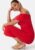 BUBBLEROOM Off Shoulder Midi Dress Red XS – 7333340325933