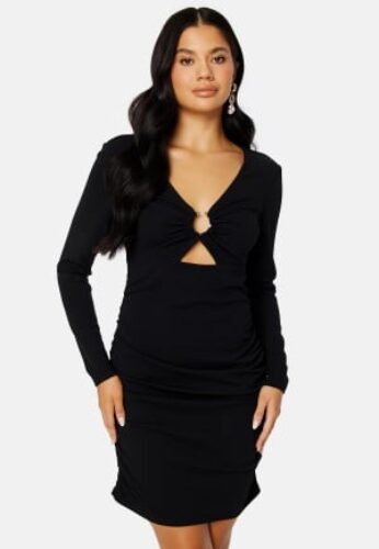 BUBBLEROOM Paris Cut Out Dress Black 4XL – 7333340142981