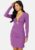 BUBBLEROOM Paris Cut Out Dress Purple 3XL – 7333340142899