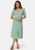 BUBBLEROOM Petronella midi dress Dusty green 46 – 7333340216651