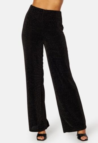 BUBBLEROOM Petronella sparkling trousers Black / Gold XS – 7333340222324