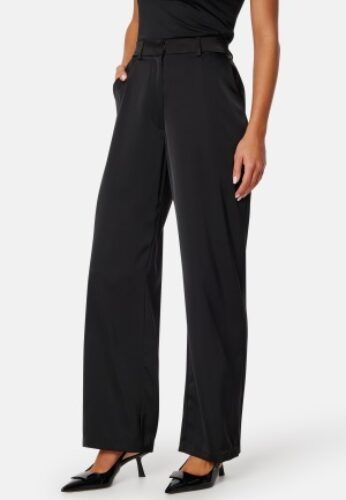 BUBBLEROOM Pilar Satin Pants Black 34 – 7333340255315