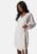BUBBLEROOM Pleated Wrap Short Dress Light beige XL – 7333340320730