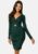 BUBBLEROOM Porter cut out dress Dark green XL – 7333340180563