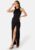 BUBBLEROOM Prissa Halterneck Gown Black 4XL – 7333340183793