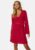 BUBBLEROOM Quinn Wrap Dress Red M – 7333340265796