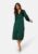 BUBBLEROOM Roberta Satin Dress Dark green 42 – 7333340255421