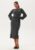BUBBLEROOM Round Neck Rib Knitted Midi Dress Dark grey melange 2XL – 7333340319857