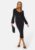 BUBBLEROOM Rudina puff sleeve midi dress Black S – 7333340048863
