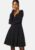 BUBBLEROOM Rudina Skater Dress Black S – 7333340279915