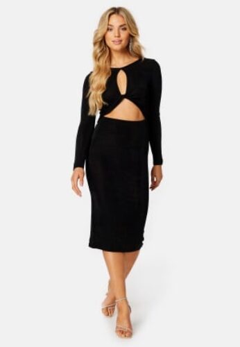 BUBBLEROOM Rylin cut out dress Black XL – 7333340207826