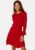 BUBBLEROOM Sandy knitted dress Red S – 7333340157374