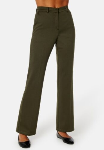 BUBBLEROOM Serene soft suit pants Dark green S – 7333340149089