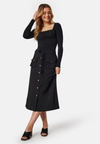 BUBBLEROOM Shaima Cargo Skirt Black 34 – 7333340266687